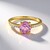 Anello in argento con Kunzite