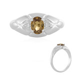 Gelber Zirkon-Silberring