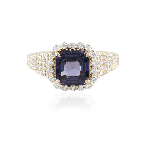 Bague en or et Spinelle bleu cobalt Luc Yen (AMAYANI)