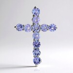 Ciondolo in argento con Tanzanite