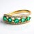 Anello in oro con Smeraldo Zambia AAA