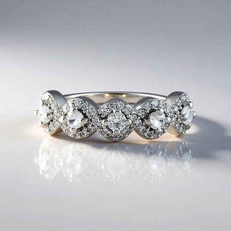 Anello in argento con Zircone