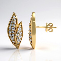 Orecchini in oro con Diamante SI1 (G) (Annette)