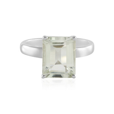 Anello in argento con Ametista Verde