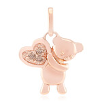 Ciondolo in oro con Diamante Rose de France SI1 di Argyle (Annette)