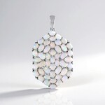 Ciondolo in argento con Opale di Welo