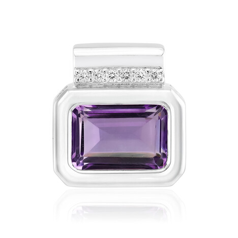 Bolivianischer Amethyst-Silberanhänger (MONOSONO COLLECTION)