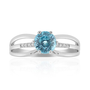 Zilveren ring met een Ratanakiri zirkoon