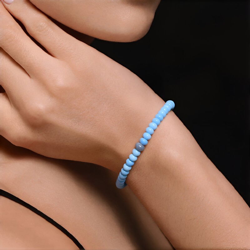 Bracciale con Quarzo Blu