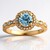 Anello in oro con Acquamarina Brasiliana AAA (CIRARI)