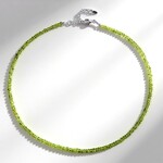 Collana in argento con Peridoto