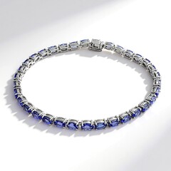 Bracelet en or et Tanzanite AAA