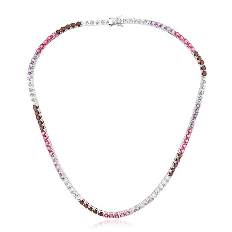 Collier en argent et Topaze blanche