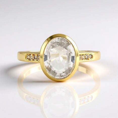 Anello in argento con Zircone (Adela Silber)