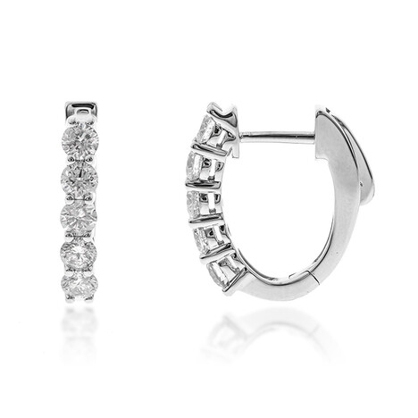 Boucles d'oreilles en or et Diamant SI2 (H) (CIRARI)