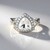 Anello in argento con Topazio Bianco