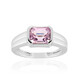 Bague en argent et Kunzite du Brésil