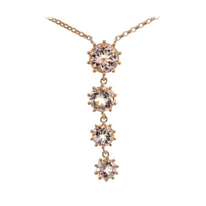 Collier en or et Morganite AAA