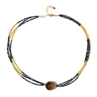 Tiger´s Eye Silver Necklace (Riya)
