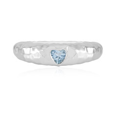 Brasilianischer Aquamarin-Silberring