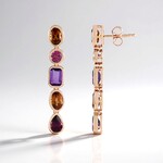 Orecchini in argento con Granato Essonite (KM by Juwelo)