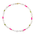 Collar en plata con Cuarzo blanco