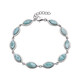 Bracciale in argento con Larimar