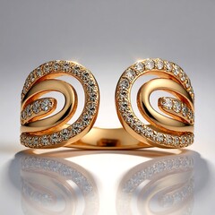 Anello in oro con Diamante Rose de France SI1 di Argyle