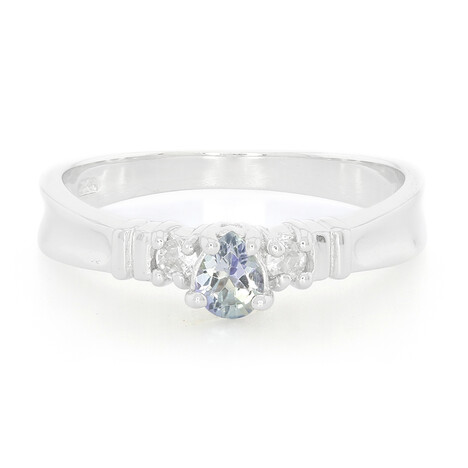 Fancy Tanzanite Silver Ring