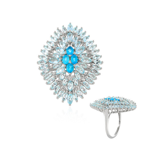 Edelstein-Silberring