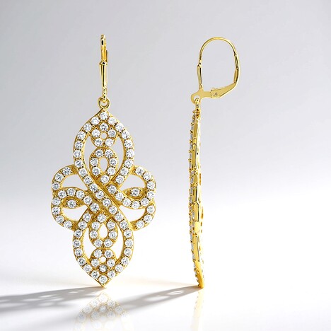 Orecchini in argento con Zircone