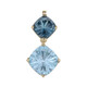 Pendentif en or et Topaze bleu ciel (dagen)