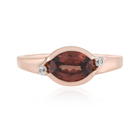 Anillo en plata con Zircón rosado (Adela Silber)