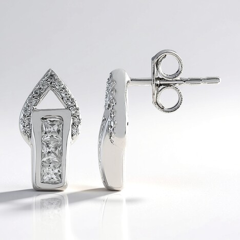 Orecchini in argento con Zircone
