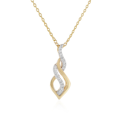 I3 (J) Diamant-Silberhalskette