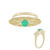 Anillo en oro con Esmeralda de Zambia (Ornaments by de Melo)