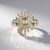Bague en argent et Topaze blanche (Dallas Prince Designs)