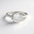 Anello in argento con Topazio Bianco