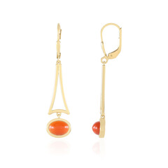 Orecchini in argento con Corniola