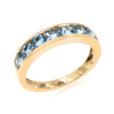 Anello in oro con Acquamarina Ofiki