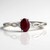 Anello in oro con Rubino Mozambico AAA (CIRARI)