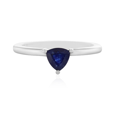 Blauer Madagaskar-Saphir-Silberring
