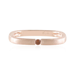 Zilveren ring met een I2 Rode Diamant (de Melo)