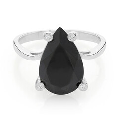 Anello in argento con Spinello Nero