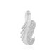 Pendentif en argent et Zircon (MONOSONO COLLECTION)