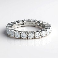Bague en argent et Zircon
