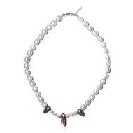 Collana in argento con Perla di Acqua Dolce (TPC)