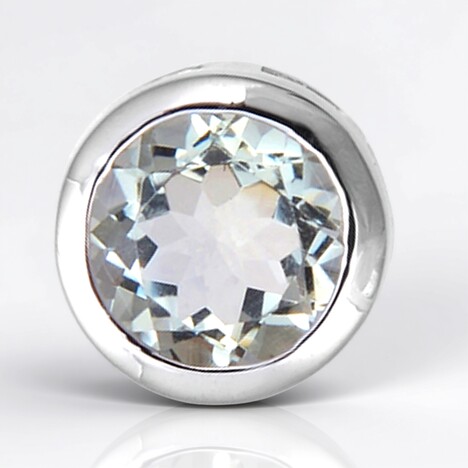 Ciondolo in argento con Ametista Verde (MONOSONO COLLECTION)