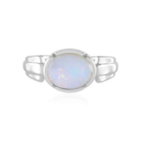 Australischer Opal-Silberring