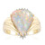 Gouden ring met een Mintabie opaal (AMAYANI)